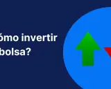 ¿Cómo invertir en bolsa? Flechas verde y roja indican subida y bajada, esencial para entender el mercado bursátil.