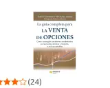 Libro "La Venta de Opciones" con gráfico de velas y línea de tendencia. Aprende qué es una stock option y cómo venderlas.