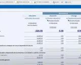 Comparativa de declaraciones: conjunta (-326,95) vs. individuales (0,00 y 474,51). La opción conjunta es la más favorable, una deducción clara.
