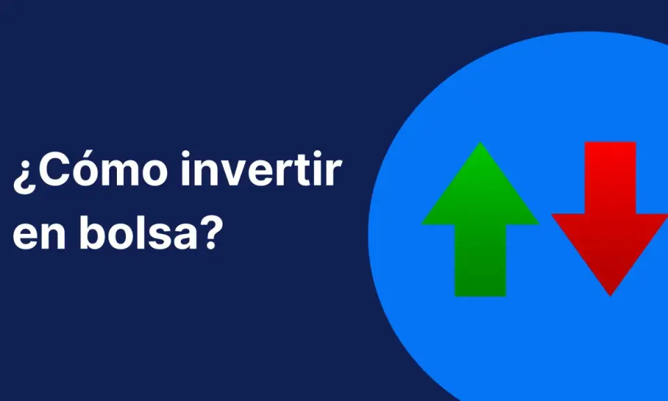 ¿Cómo invertir en bolsa? Flechas verde y roja indican subida y bajada, esencial para entender el mercado bursátil.